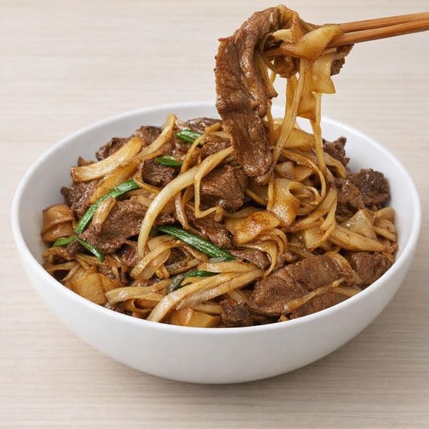 Beef Chow Fun (Flat Noodle)
